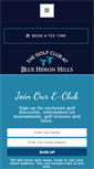 Mobile Screenshot of blueheronhillsgc.com